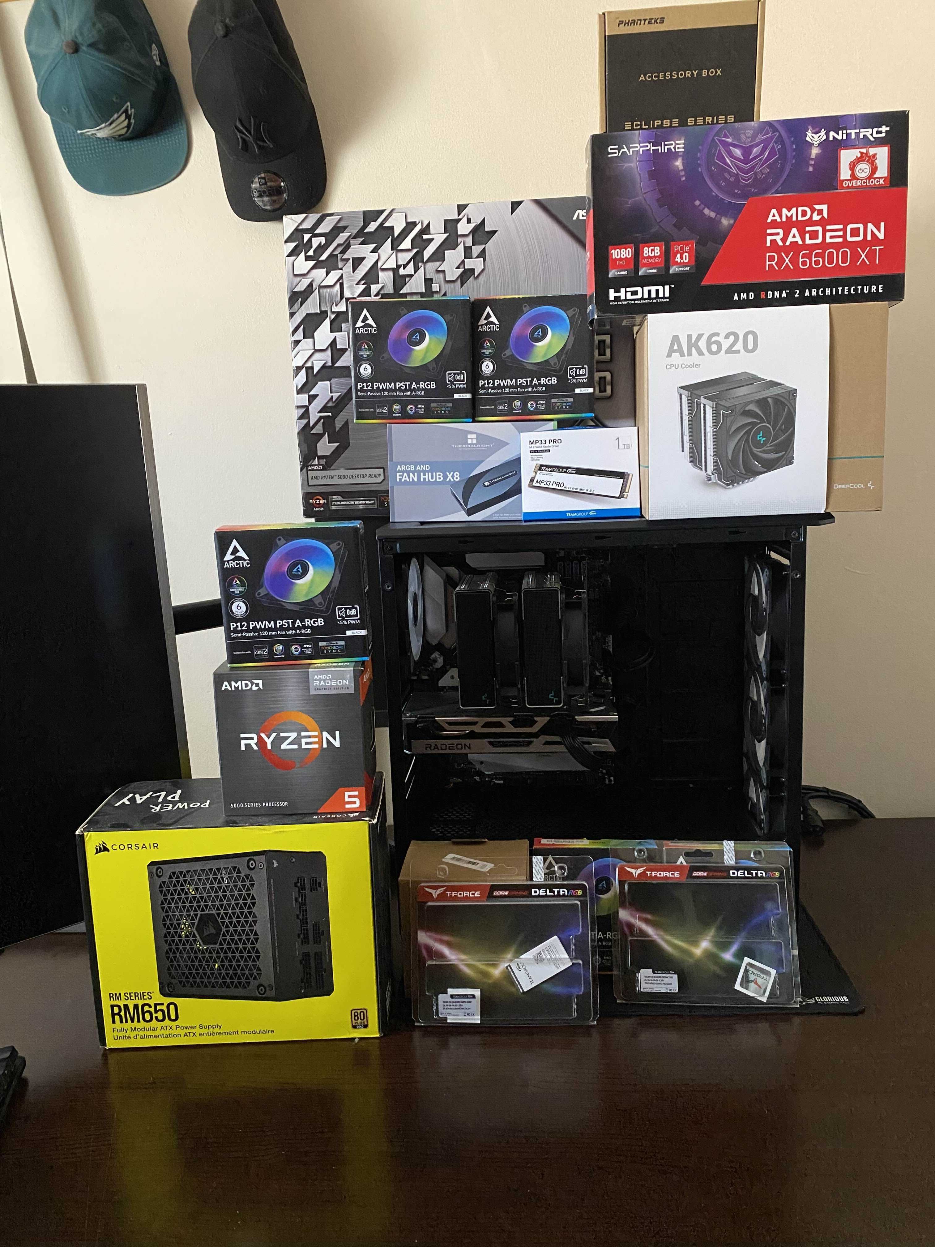 Computador Gaming – Ryzen 5 5600G + RX 6600 XT + 32GB RAM