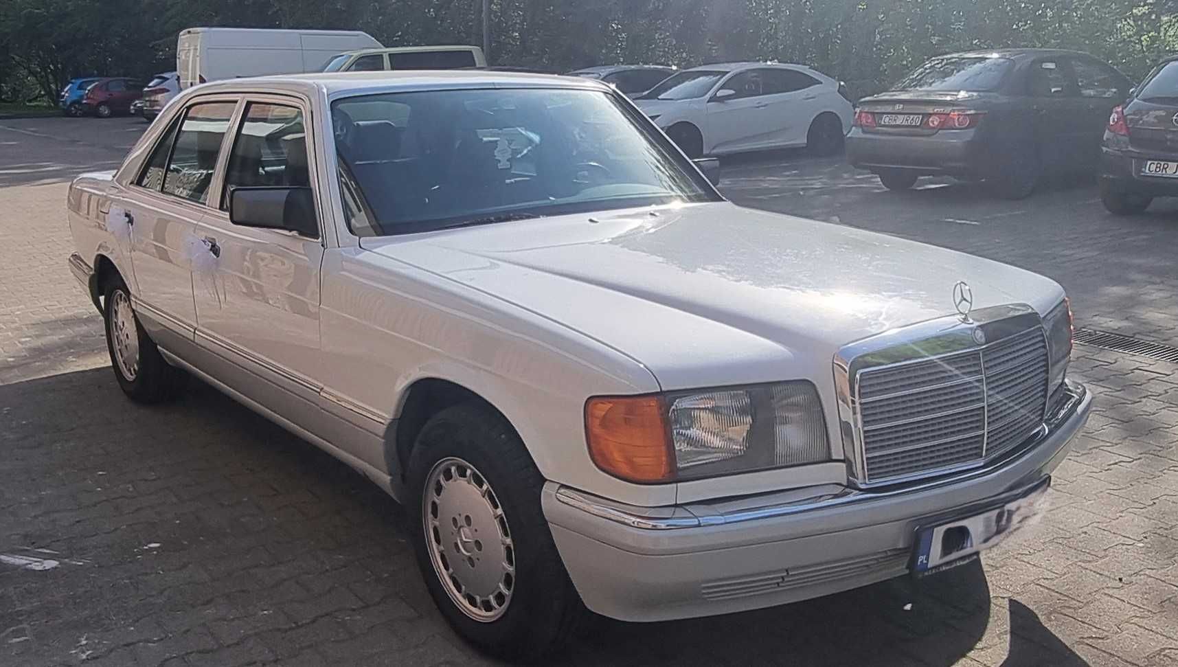 Mercedes S-klasa W-126 2,6Benz. 1990rok Biały KRUK!!! Super STAN!!!