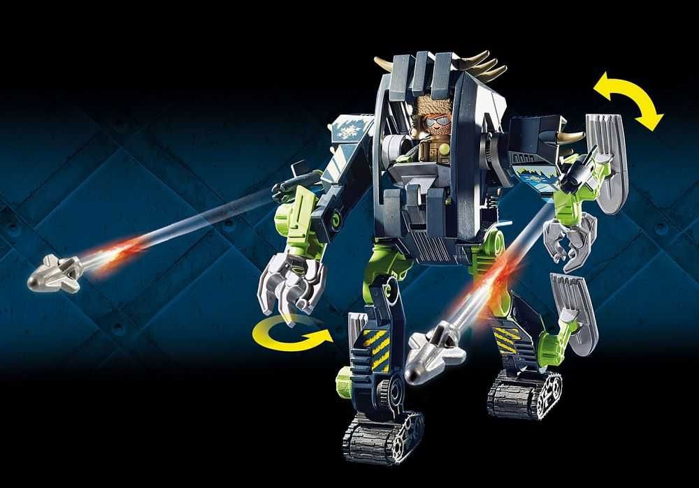 PLAYMOBIL 70233 – Lodowy Robot Top Agents z figurkami