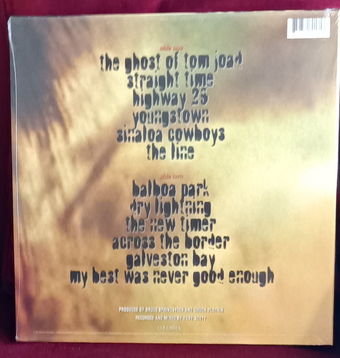 Bruce Springsteen "The Ghost Of Tom Joad" LP RARO
