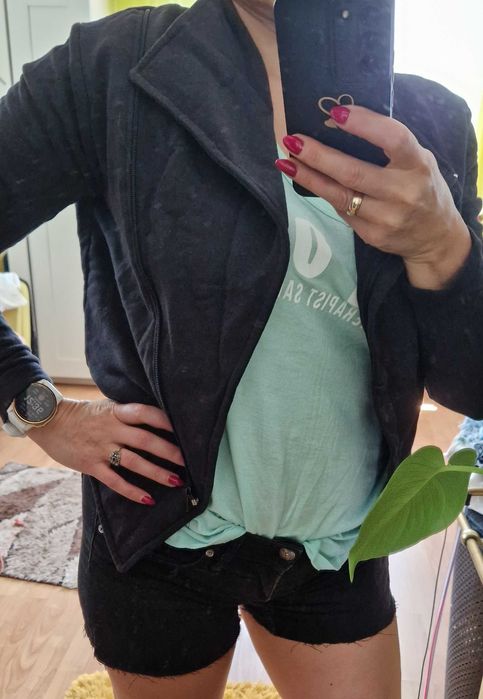 Czarna marynarka żakiet ala ramoneska Noisy May S