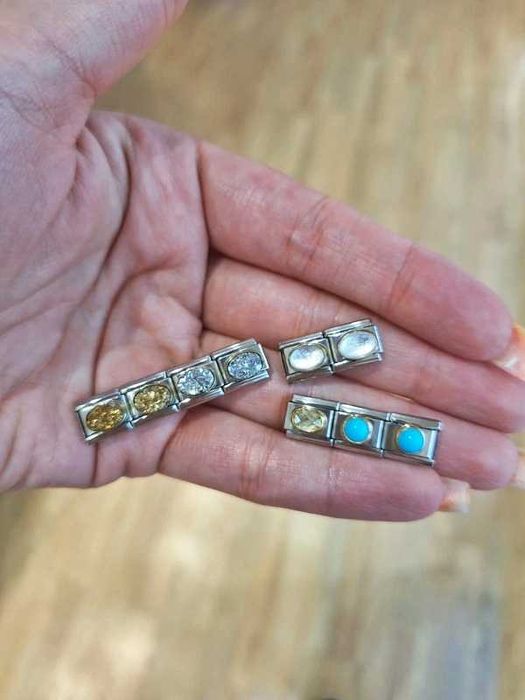 Zawieszka do bransoletki komponowanej Nomination akwamaryn - do 09.08!