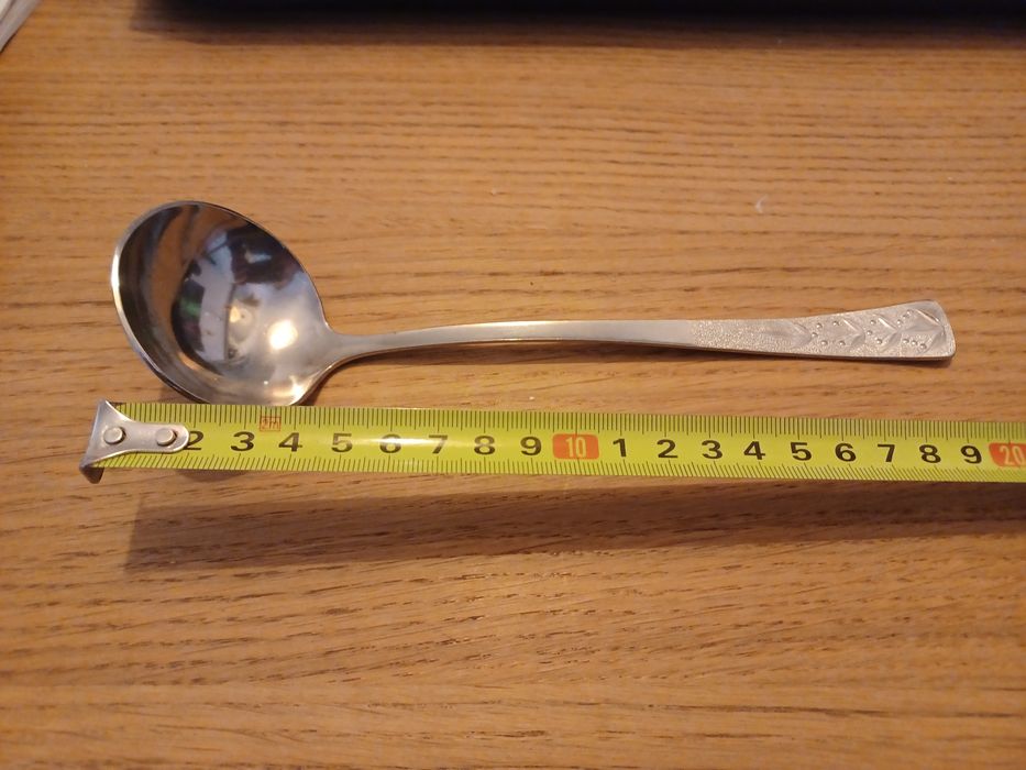 Mała łyżka wazowa ze stali nierdzewnej