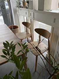 Zestaw Natural COLLECTION Stoł + 4x krzeslo drewniane