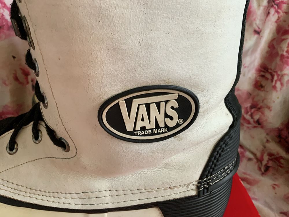 Кожаные ботинки Vans с валенко на очень сильные морозы. Разм 44-29 см
