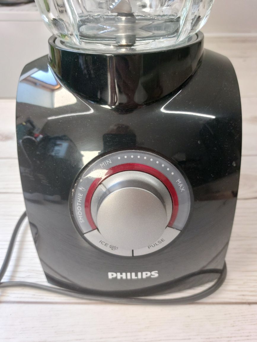 Blender kielichowy Philips 650W mikser szklana miska