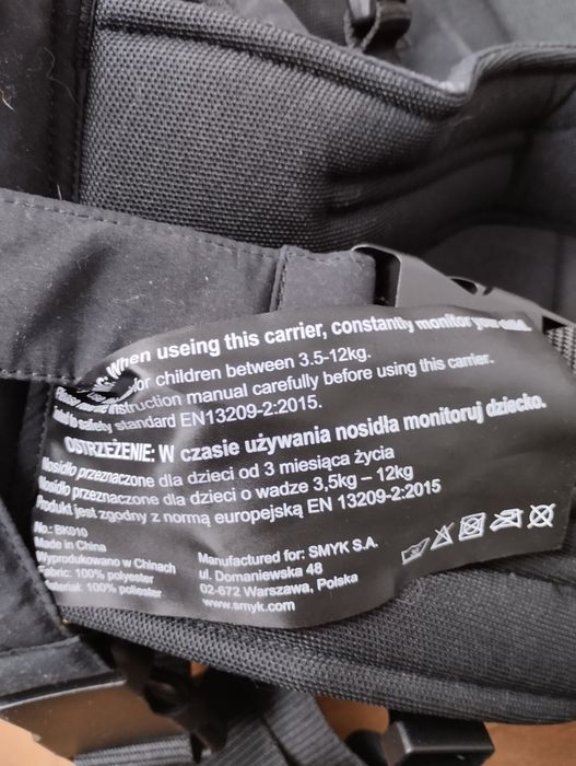 Nosidełko smyk 3,5-12kg