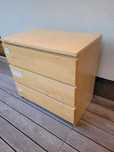 Komoda Ikea Malm 80 cm 3 szuflady okleina sosna ZA DARMO
