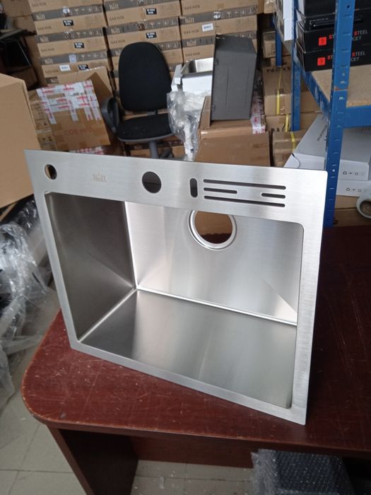 Мийка для кухні з нержавіючої сталі Nett NS-5245 (Уцінка)