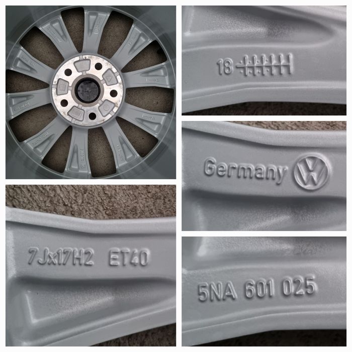 Koła Zimowe Alu 17" VW Tiguan II 2 5x112 SuperStan Oryginalne