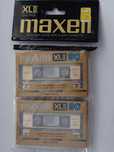 Maxell XLII 90 model na rok 1984 - rynek Amerykański - 2 pack