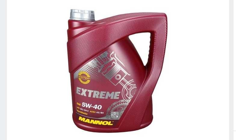OLEJ Silnikowy Syntetyczny MANNOL 5W40 EXTREME 5L