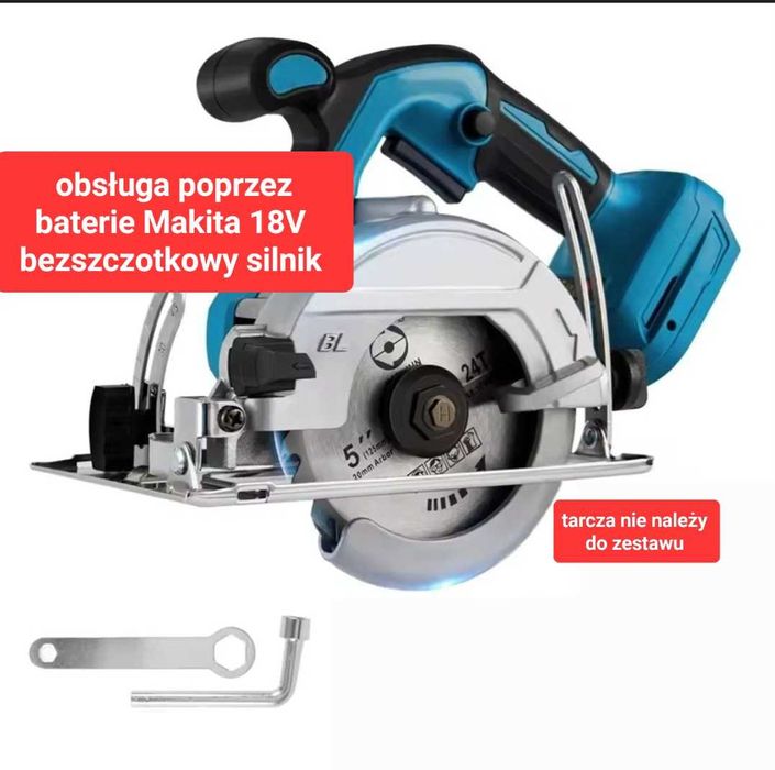 Piła Pilarka tarczowa do baterii Makita 18V piła ręczna akumulatorowa