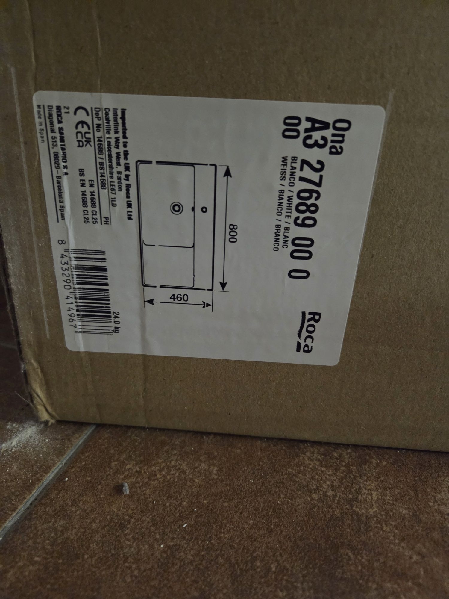 Umywalka Roca Ona nowa 60cm i 80cm