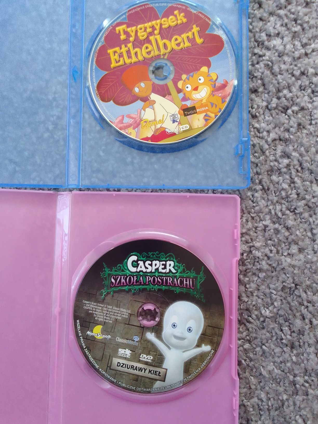 Bajki dvd dla dzieci 4 sztuki