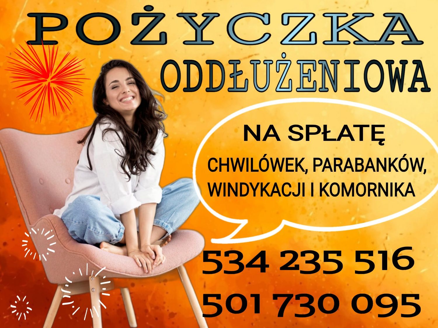 Konsolidacja Chwilówek,  Pożyczka prywatna,  kredyt dla zadłużonych