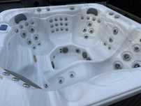 Okazja jacuzzi ogrodowe 210x210 Gecko OZON Fontanna 3x pompa masażu