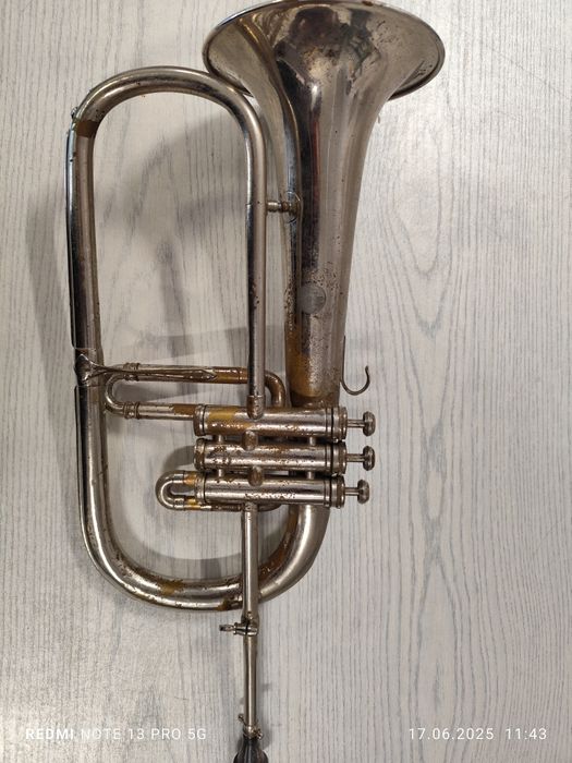 Stara trąbka Flugelhorn Persy Bruxelles