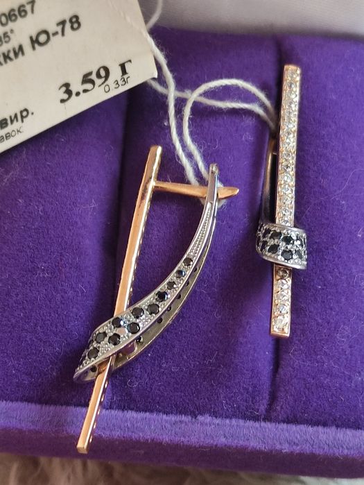 Сережки 585 проба