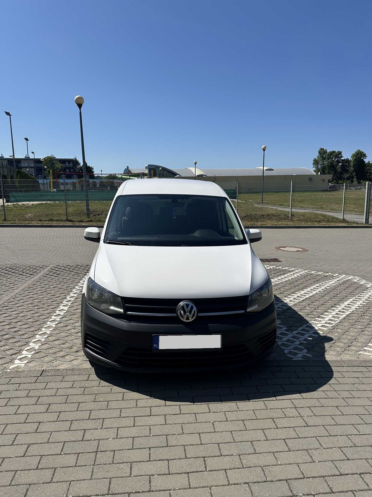 VW Caddy 2.0TDI, Klima, Hak, 5-os, Polecam!!! Brutto