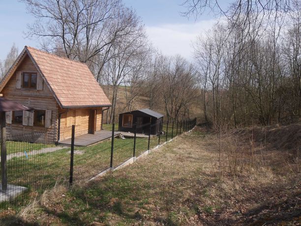 Domek drewniany z charakterem na wsi pod Krakowem