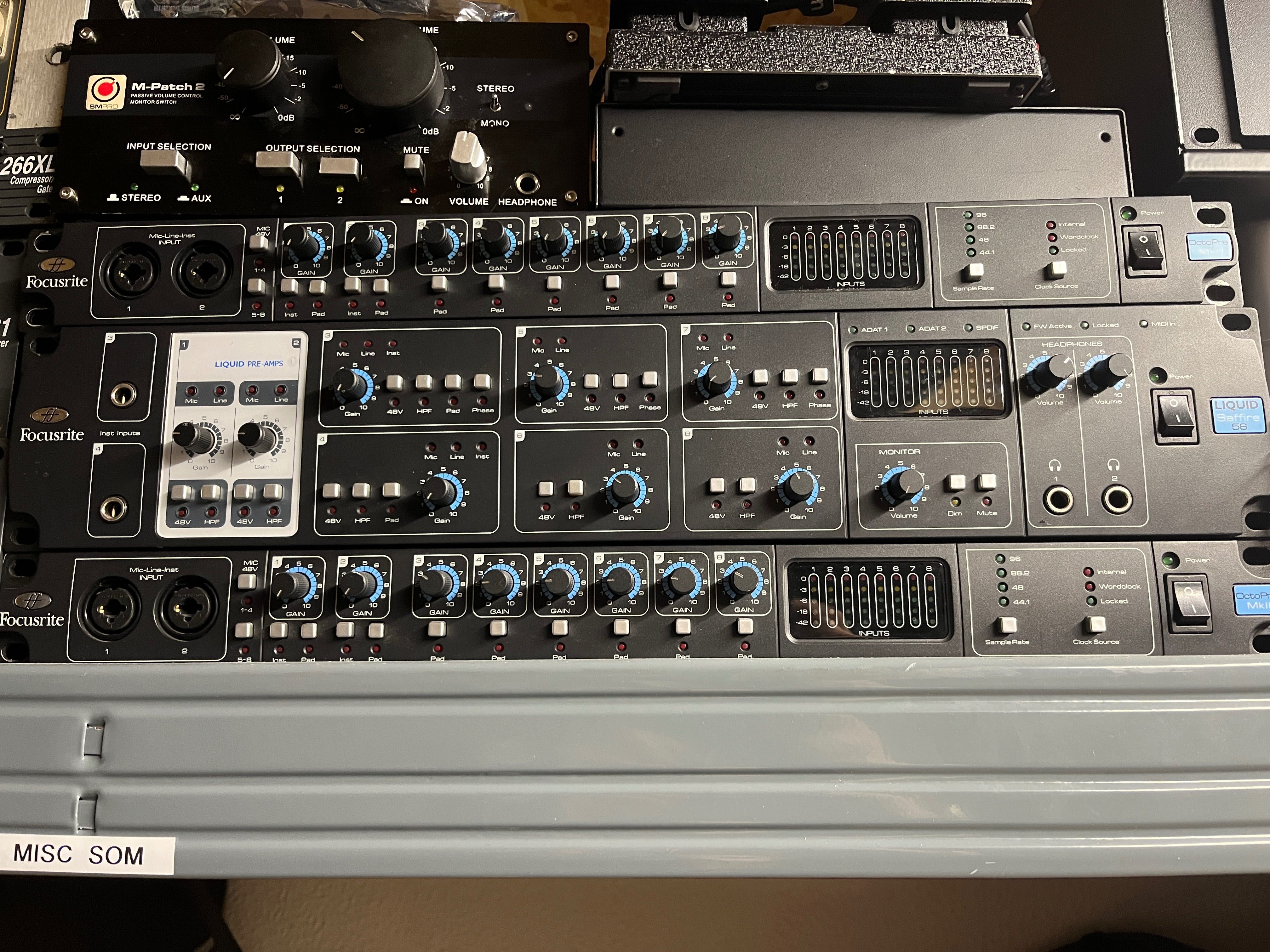 1x Focusrite Liquid Saffire 56 + 2x Octopré
