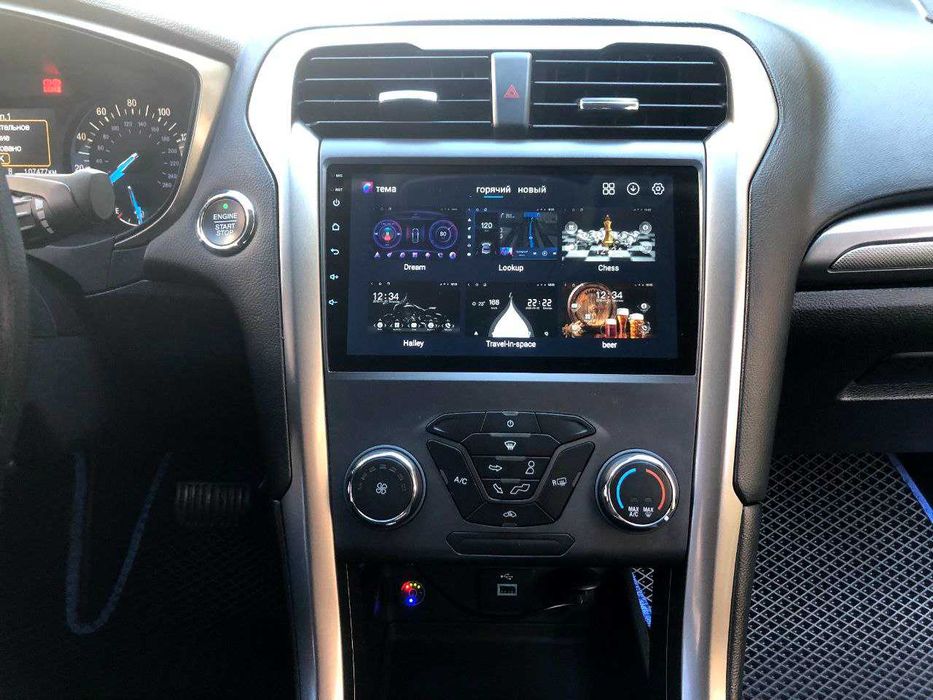 Магнітола Android 10 Ford Fusion 4/32 гб 4Gsim DSP замість Sync 1 Нова