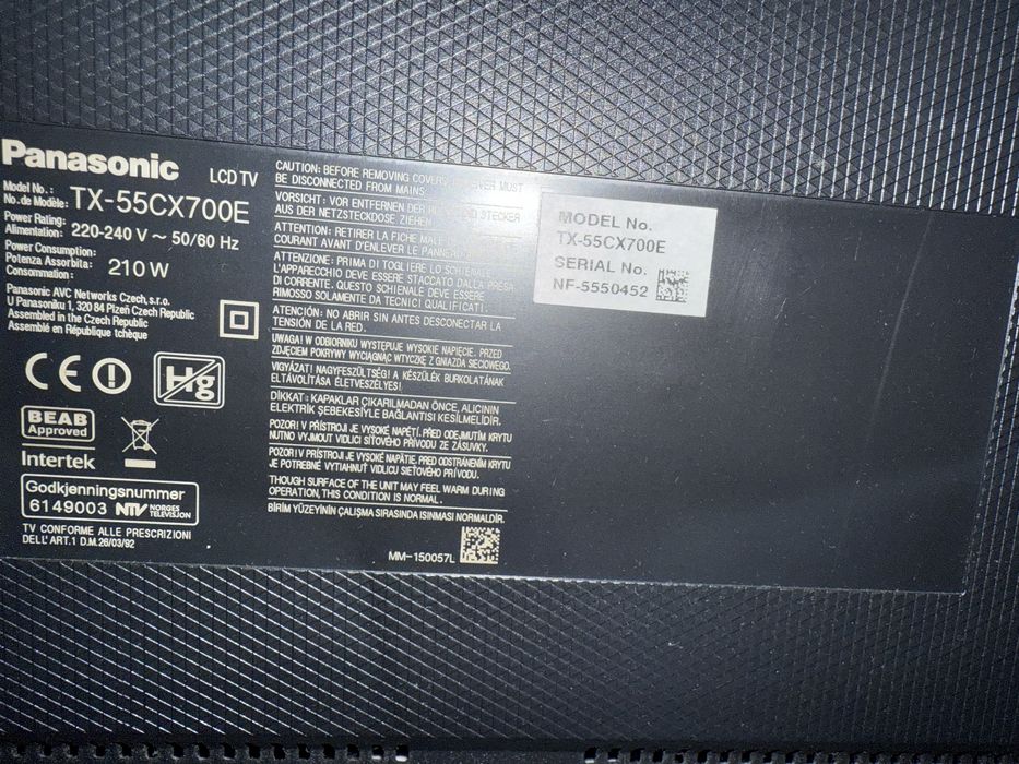Telewizor Panasonic TX-55-CX700E