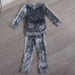 Dres welurowy dla dziewczynki 120 cm