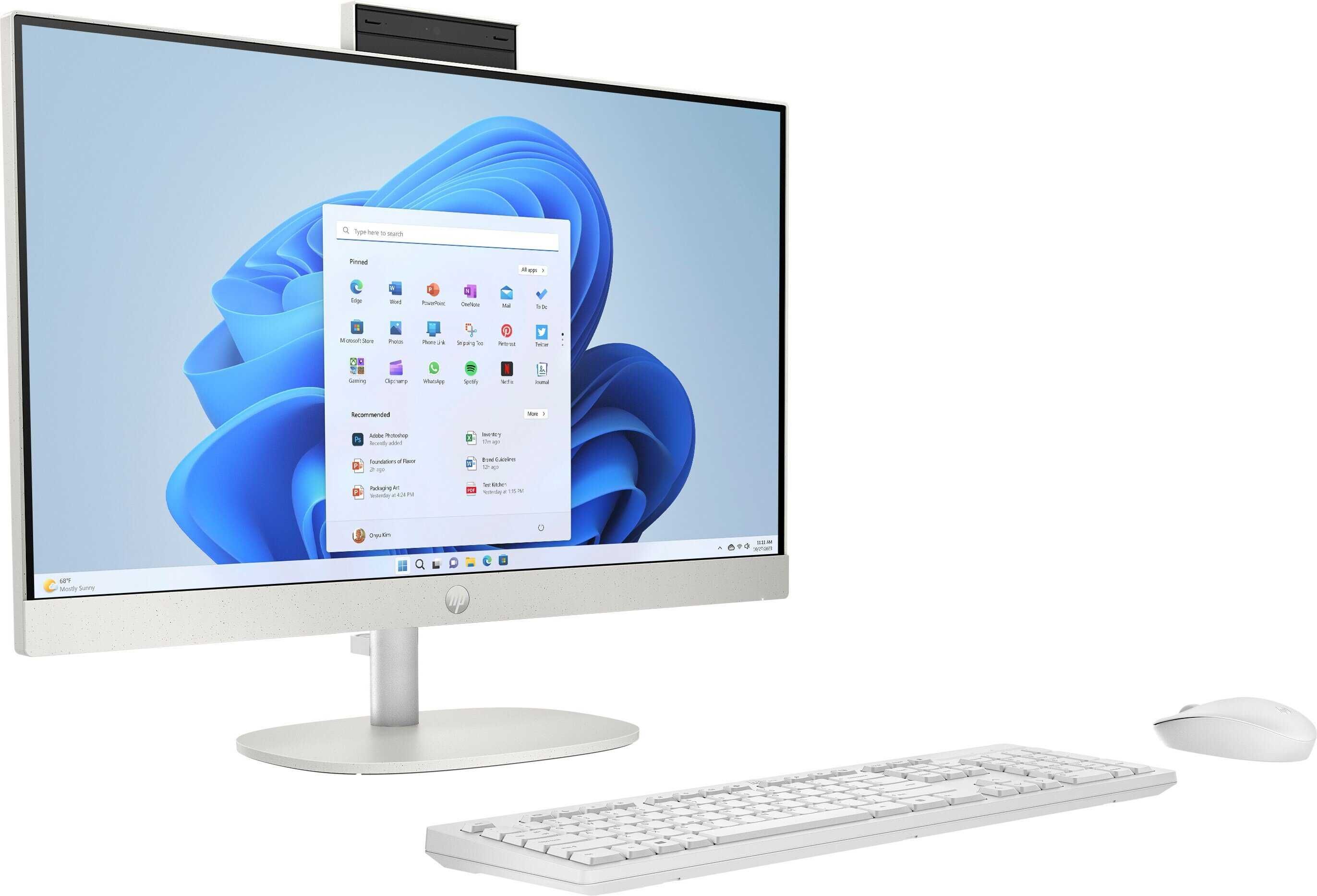 Komputer HP AiO 24-cr0003nw 23.8" IPS R5-7520U 16GB RAM 512GB SSD
