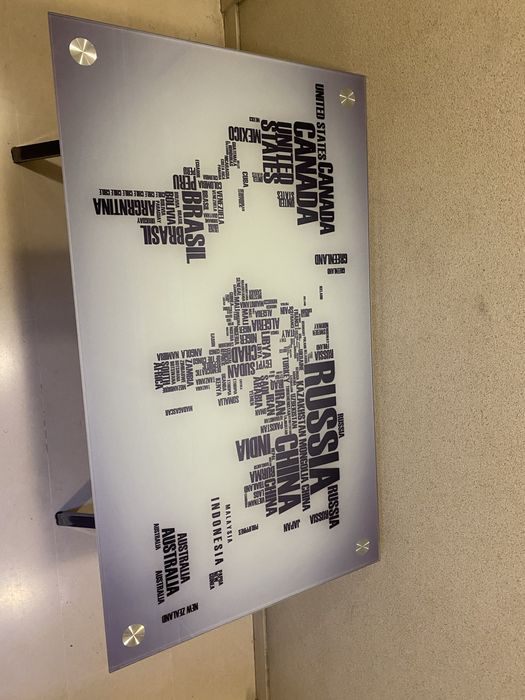 Secretária / Mesa de escritório “mapa mundi”