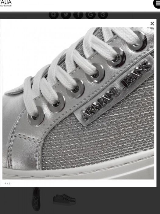 ARMANI JEANS markowe damskie trampki NOWOŚĆ z butiku OKAZJA