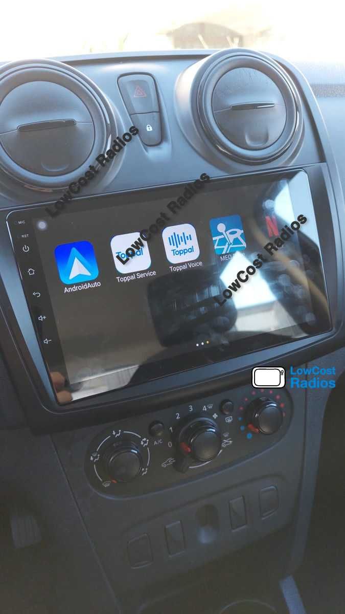 Rádio 2DIN Android • DACIA Logan Sandero Duster Dokker Lodgy • CARPLAY