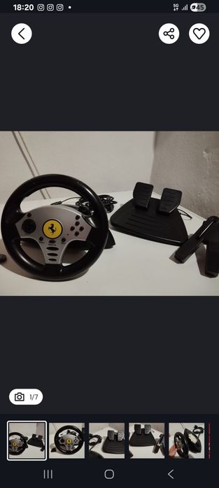 Volante Ferrari PC/PS3/PS2/Nintendo