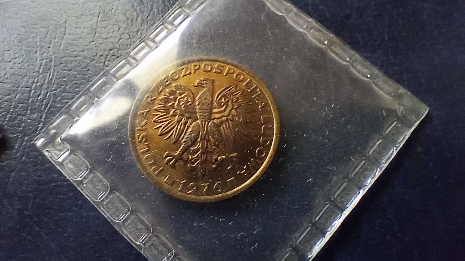 Stare monety 2 złote 1976 PRL stan menniczy