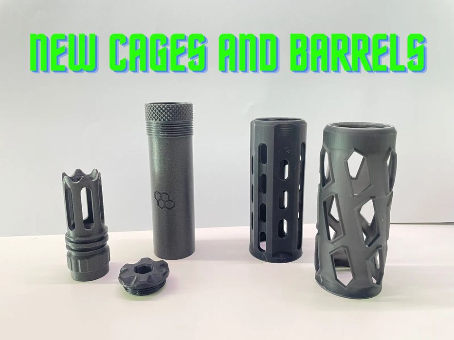 Supressor de Flash Modular para Airsoft (Silenciador)