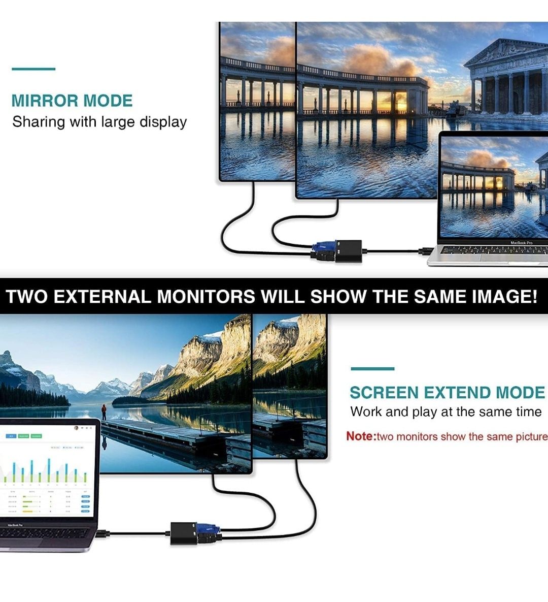 NOMOY Adapter USB 3.0 na HDMI VGA