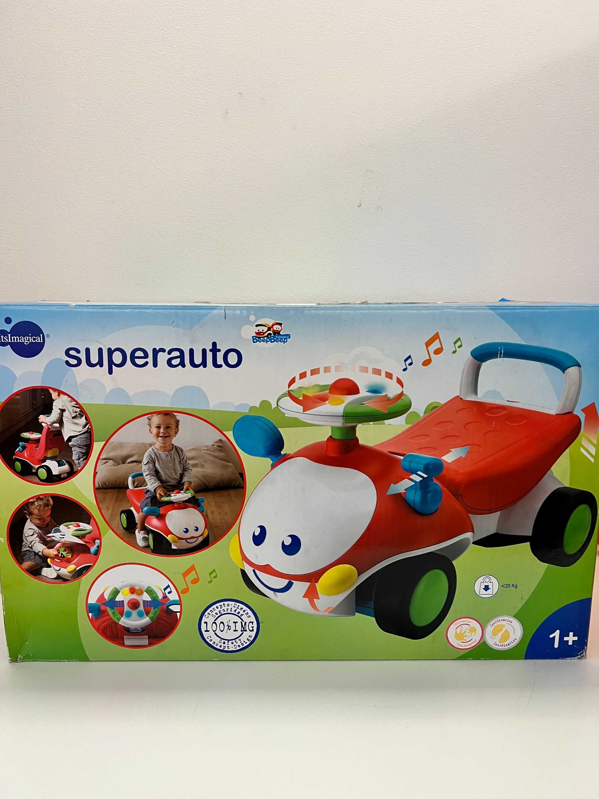 Andador de bébés cavaleiro - Superauto Beep-Beep Imaginarium