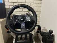 Kierownica logitech g920 + shifter + stojak na kierownice