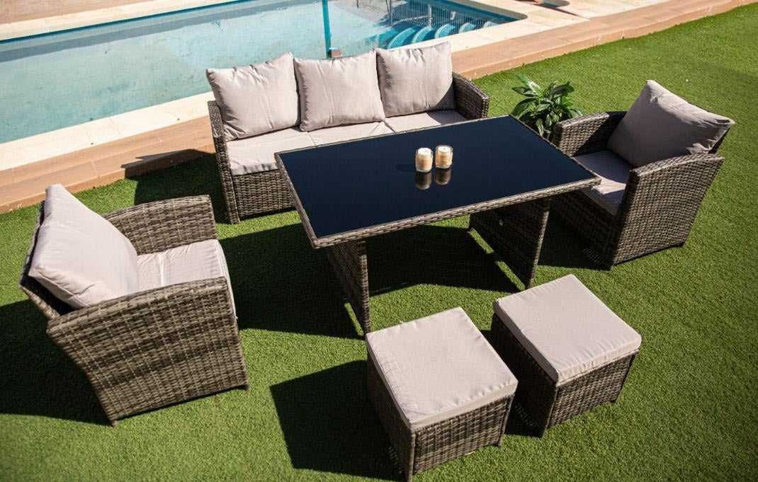Conjunto de Jardim relax, ideal para terraço ou jardim.