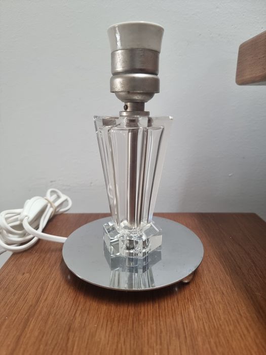 Candeeiro Vintage em Cristal e Metal