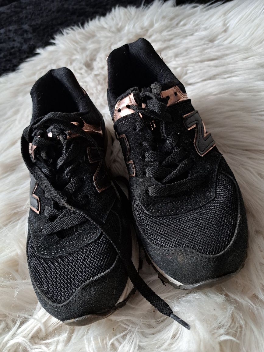 Sneakersy adidasy czarne rozmiar 36