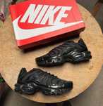 Nike air max plus czarno biale TN NIKE obuwie sportowe air maxy czarne