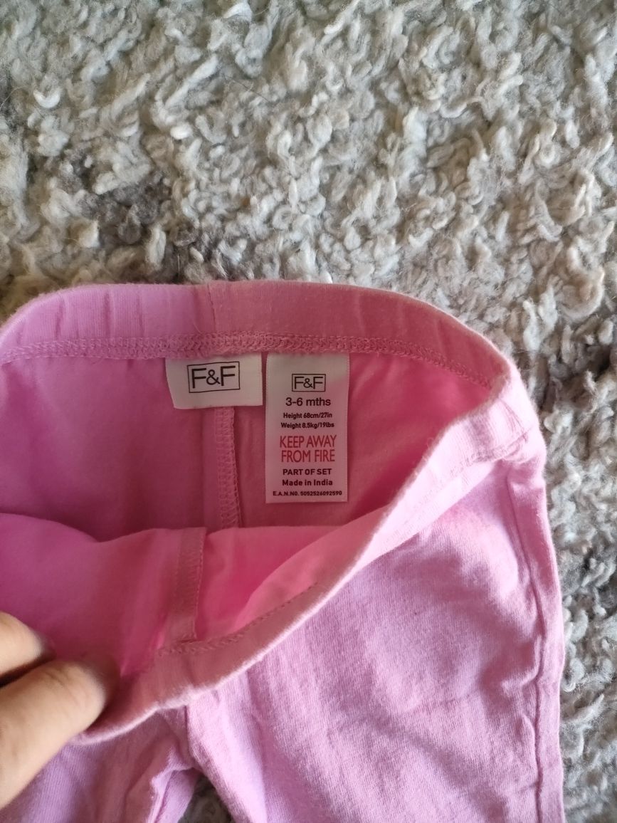Spodnie legginsy dresy 3 msc