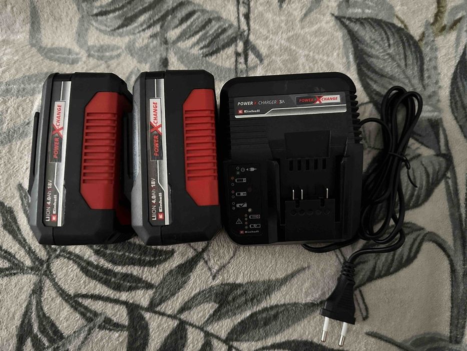 Zestaw baterii Einhell 4.0Ah/18V z ładowarką