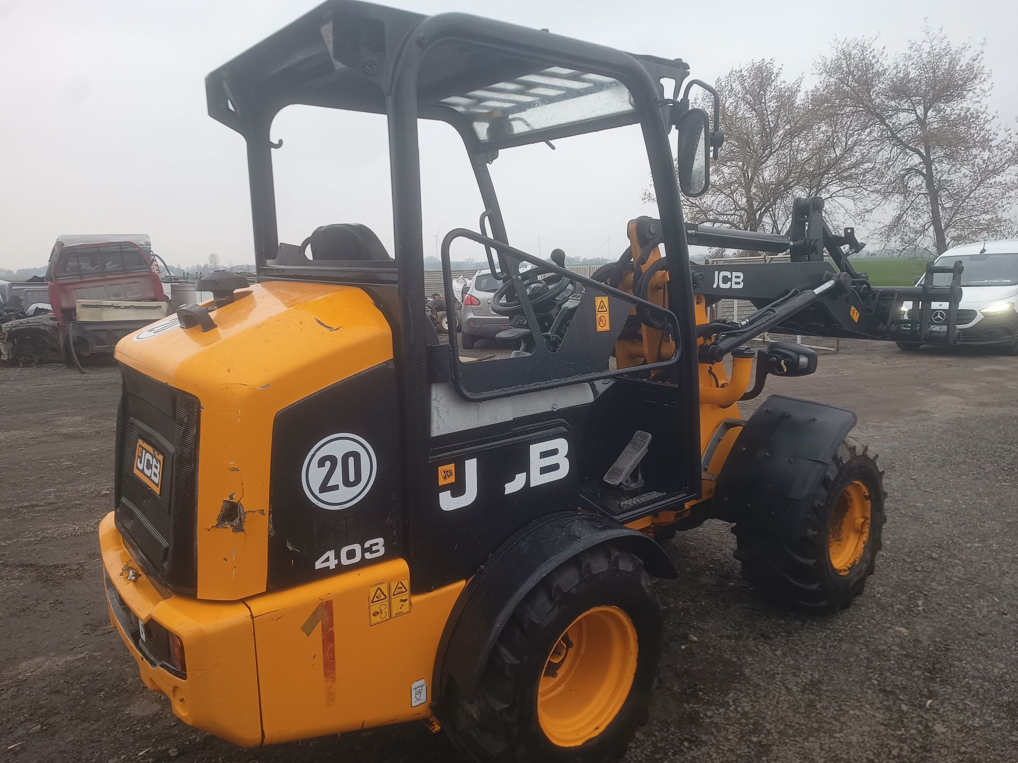 Miniladowarka JCB 403 rok 2018 euroramka ładowarka