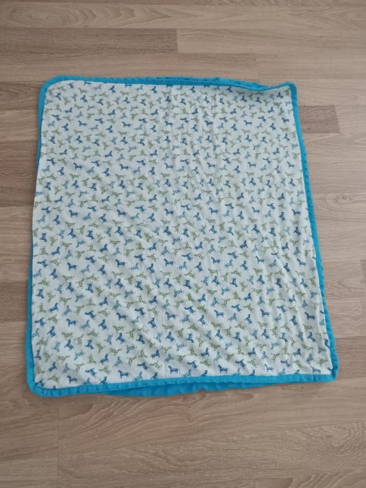 Kocyki dwustronne minki 75x100cm