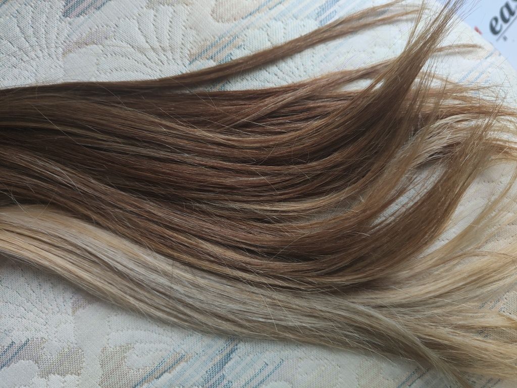 Włosy słowiańskie lux 3 kolory blond brąz