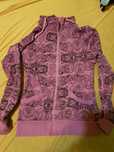 Bluza fiolet lilia orientalne wzory