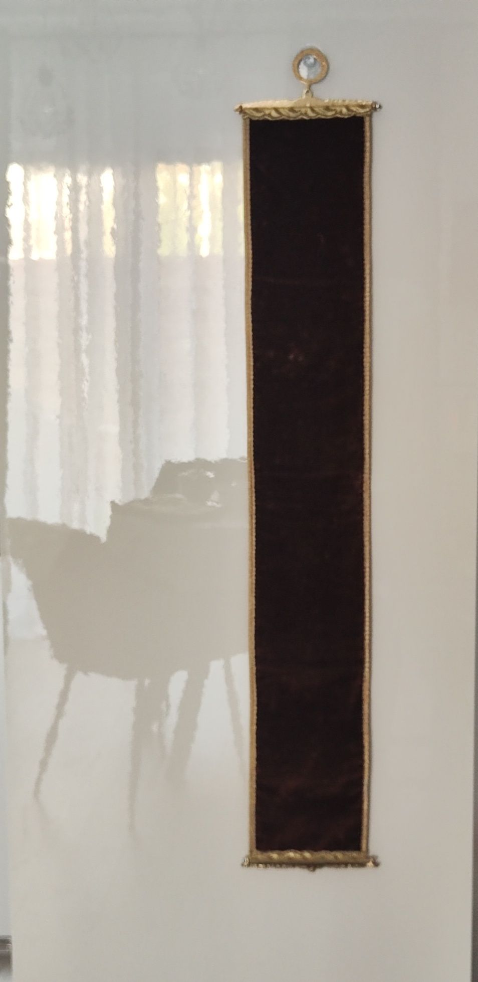 Sonetka/sonnette/gobelin/taśma/haft krzyżykowy na płótne, 105*16 cm